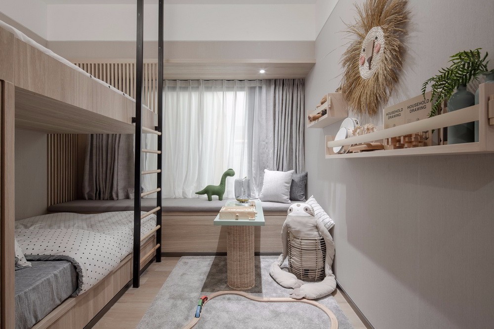 現代簡約風格室內家裝案例效果圖-兒童房 現代簡約風格室內家裝案例效果圖-兒童房