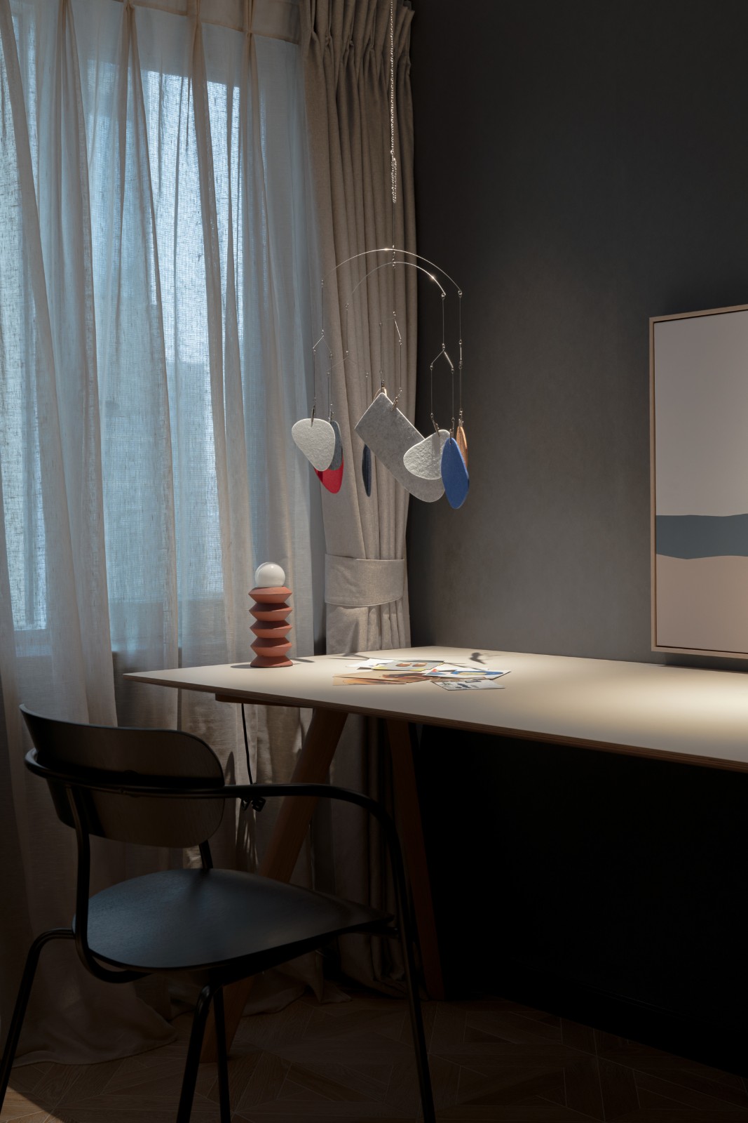 現代風格家裝設計室內裝修效果圖-書桌 現代風格家裝設計室內裝修效果圖-書桌