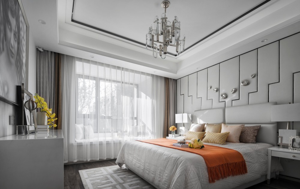 現(xiàn)代輕奢風格室內(nèi)設(shè)計家裝案例-臥室 現(xiàn)代輕奢風格室內(nèi)設(shè)計家裝案例-臥室
