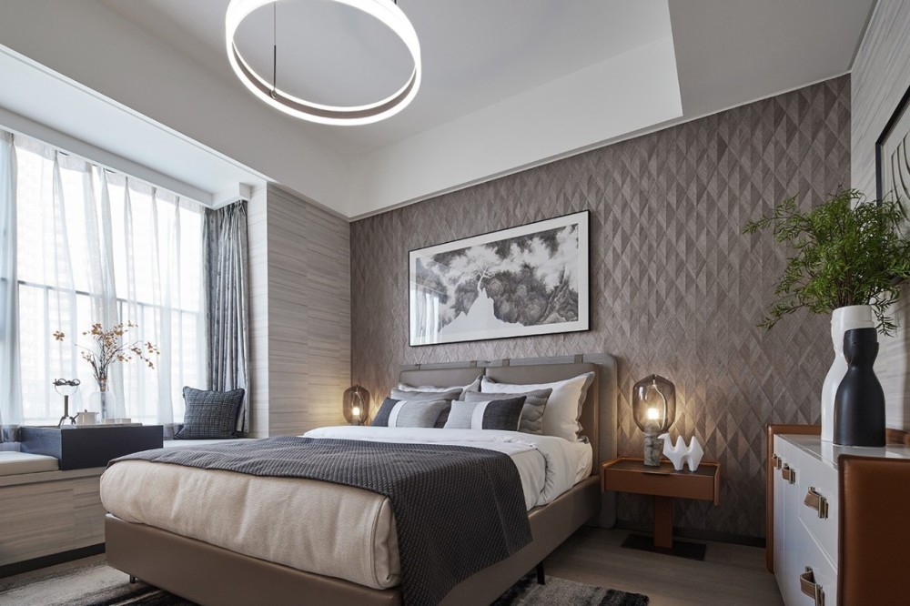 現代簡約風格室內設計家裝案例-臥室 現代簡約風格室內設計家裝案例-臥室