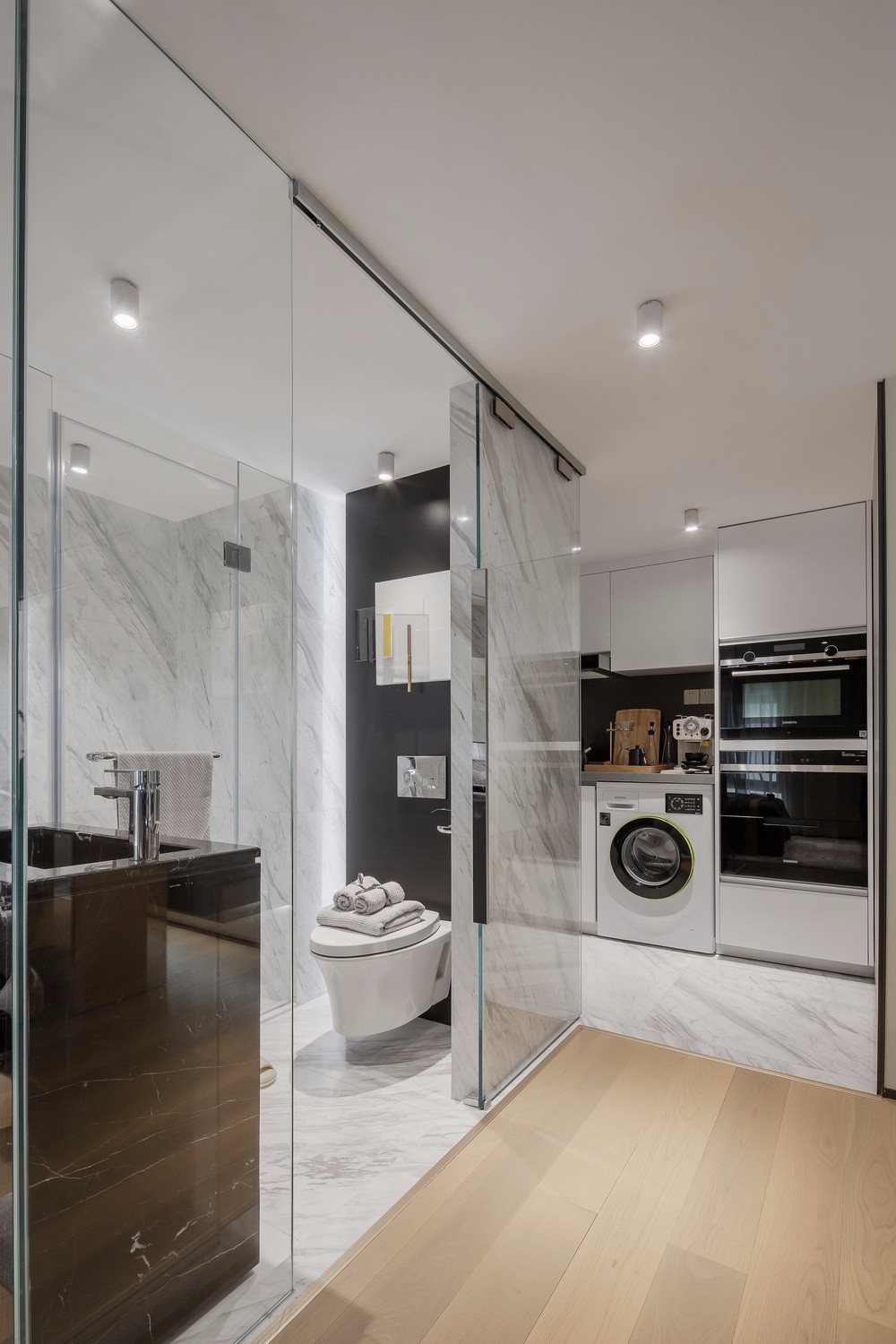 現代簡約風格室內家裝案例效果圖-衛生間 現代簡約風格室內家裝案例效果圖-衛生間