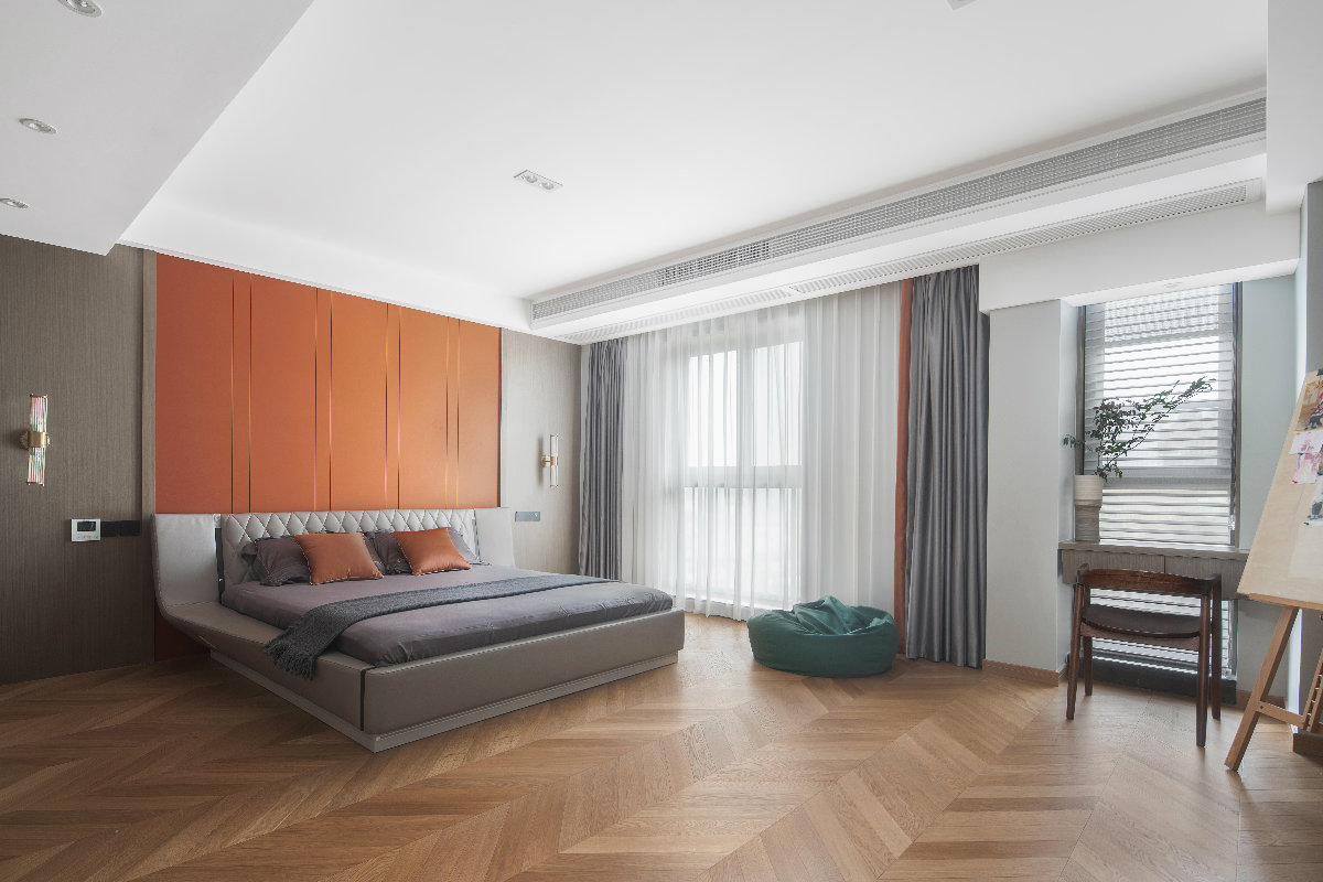 現(xiàn)代簡(jiǎn)約風(fēng)格室內(nèi)設(shè)計(jì)家裝案例-主臥 現(xiàn)代簡(jiǎn)約風(fēng)格室內(nèi)設(shè)計(jì)家裝案例-主臥