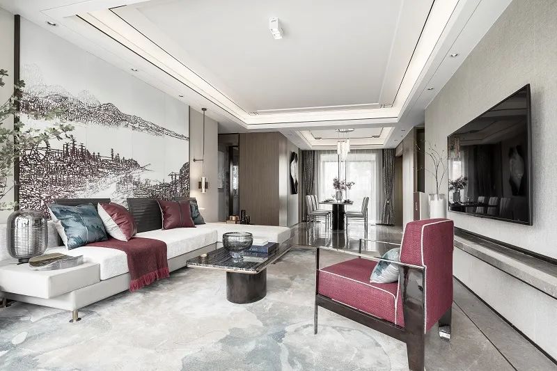 新中式風格室內設計家裝案例-客廳 新中式風格室內設計家裝案例-客廳