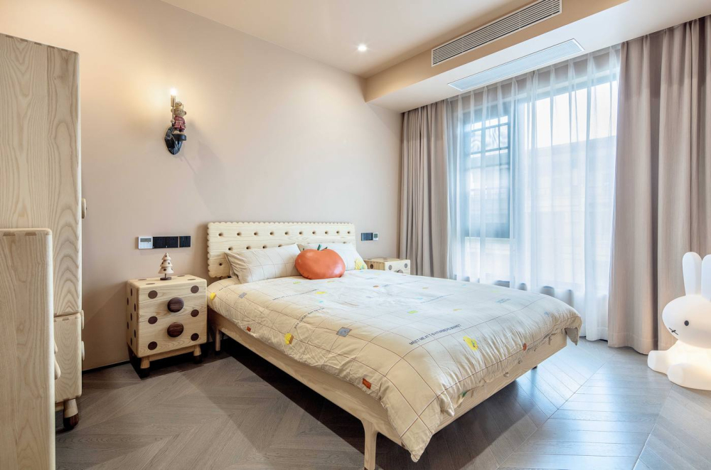 現代簡約風格室內家裝案例效果圖-次臥 現代簡約風格室內家裝案例效果圖-次臥