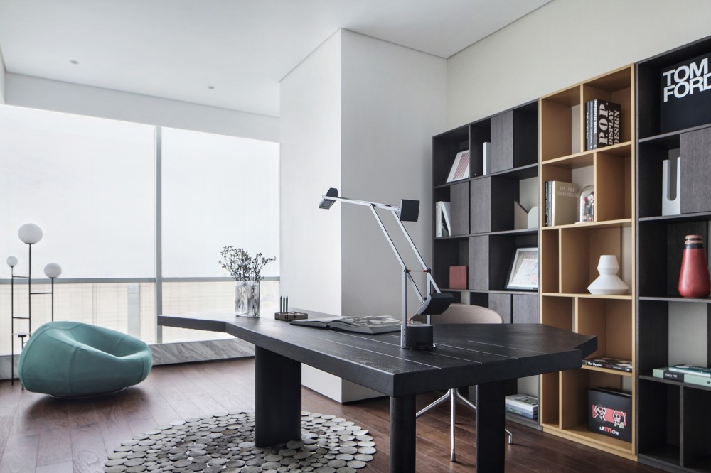 現代簡約風格室內設計家裝案例-書房 現代簡約風格室內設計家裝案例-書房
