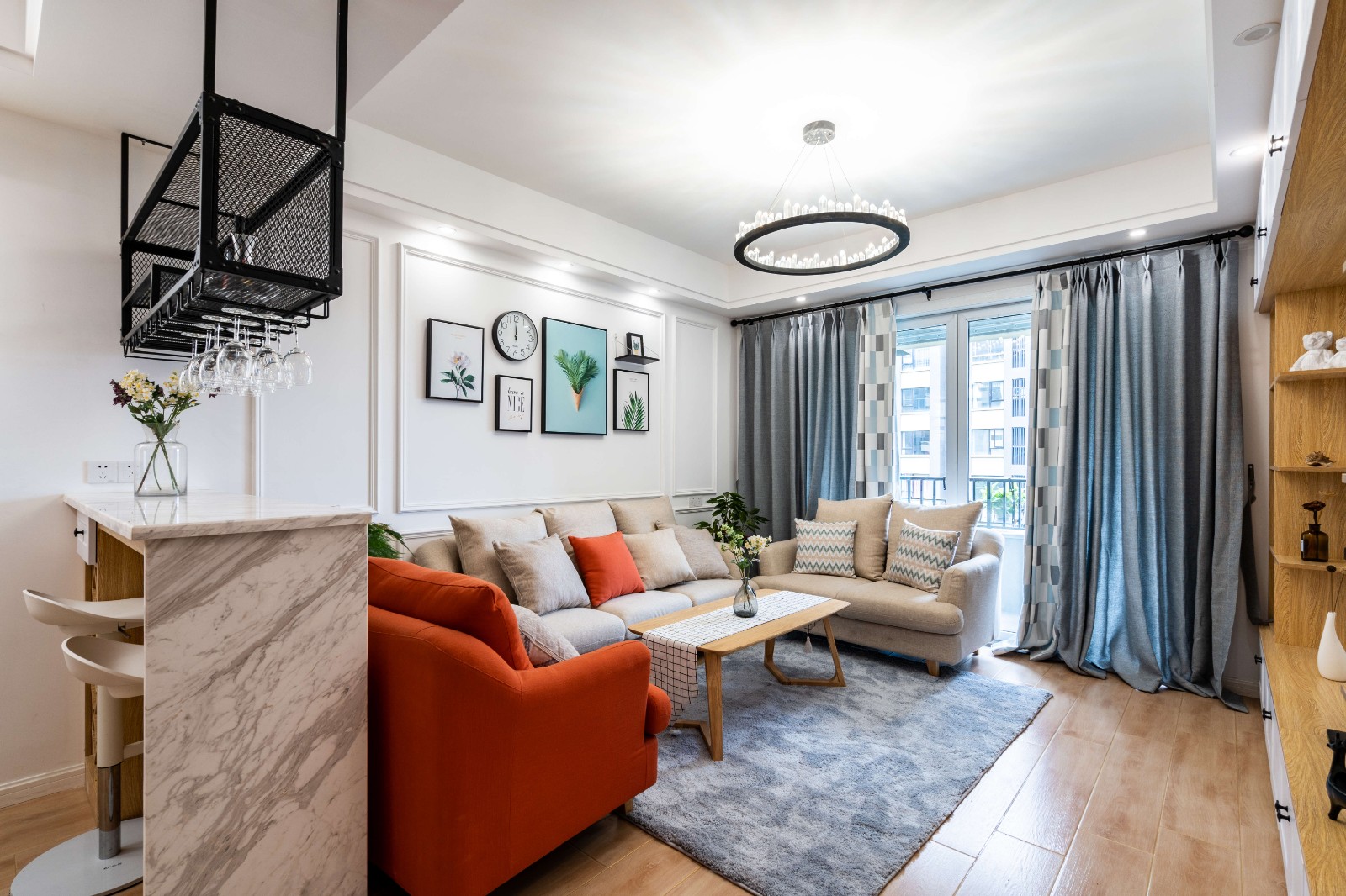 北歐風格家裝設計室內裝修效果圖-客廳 北歐風格家裝設計室內裝修效果圖-客廳