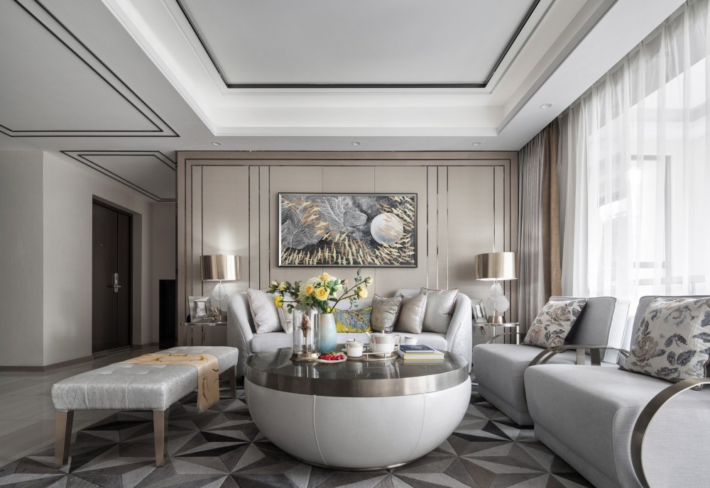 現(xiàn)代輕奢風格室內(nèi)設(shè)計家裝案例-客廳 現(xiàn)代輕奢風格室內(nèi)設(shè)計家裝案例-客廳