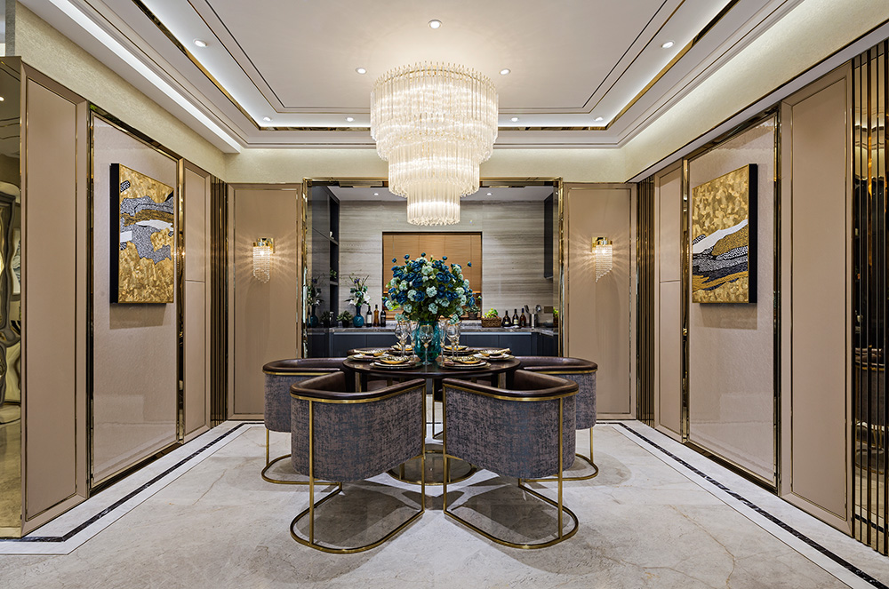 南寧鳳嶺佳園三居135平米歐式風格室內裝修案例-餐廳 南寧鳳嶺佳園三居135平米歐式風格室內裝修案例-餐廳