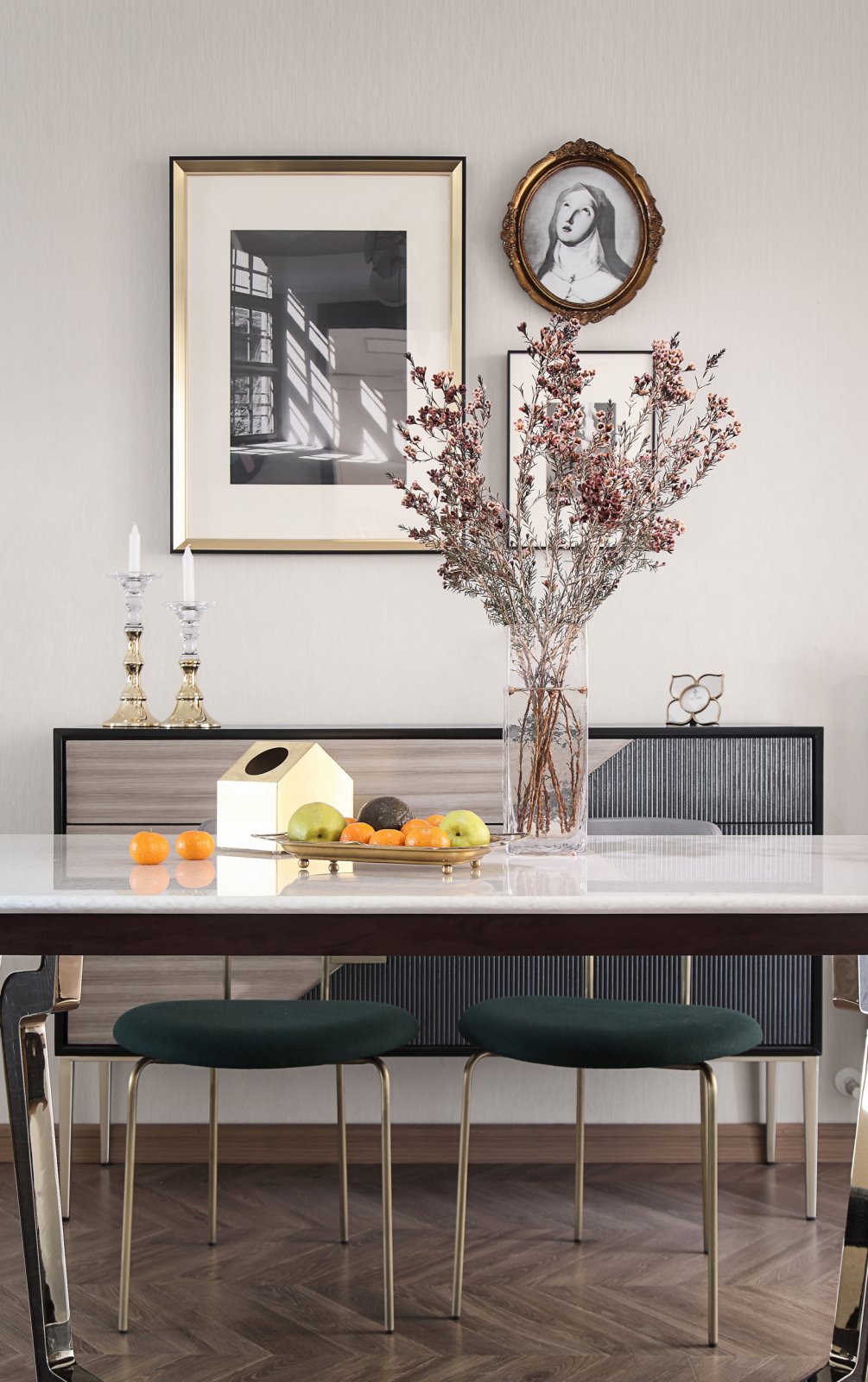 裝修案例輕奢風格室內裝修效果圖-餐廳 裝修案例輕奢風格室內裝修效果圖-餐廳