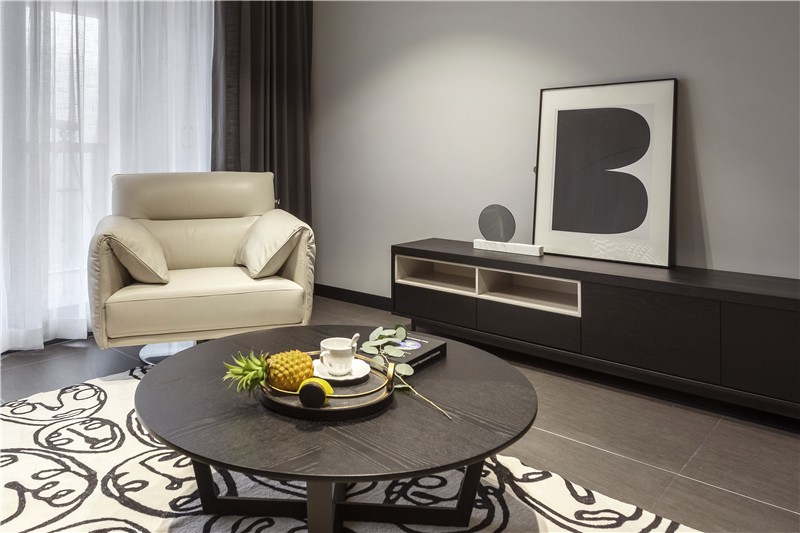 裝修案例現(xiàn)代輕奢風格室內裝修效果圖-客廳茶幾 裝修案例現(xiàn)代輕奢風格室內裝修效果圖-客廳茶幾