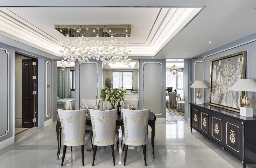 歐式復(fù)古風(fēng)格別墅室內(nèi)設(shè)計家裝案例-餐廳 歐式復(fù)古風(fēng)格別墅室內(nèi)設(shè)計家裝案例-餐廳
