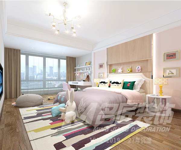 輕奢風格室內裝修效果圖-博奧城三居205平米-臥室 輕奢風格室內裝修效果圖-博奧城三居205平米-臥室