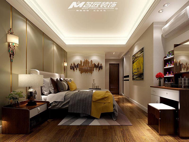 揭陽市言成盈凱華府歐式風格三居室裝修案例