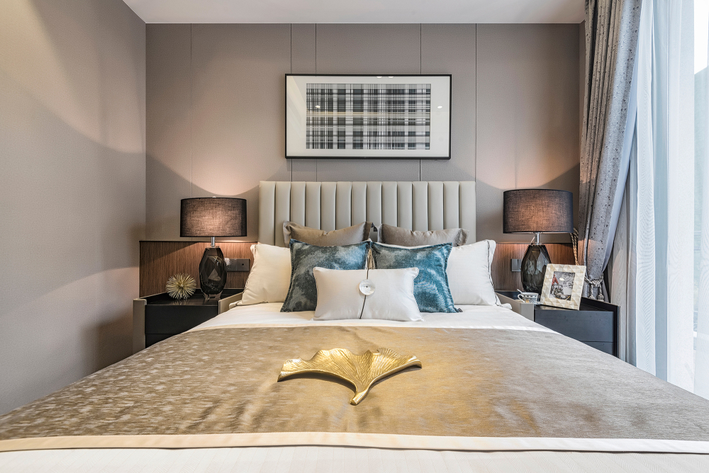 輕奢風(fēng)格別墅設(shè)計家裝案例-次臥 輕奢風(fēng)格別墅設(shè)計家裝案例-次臥