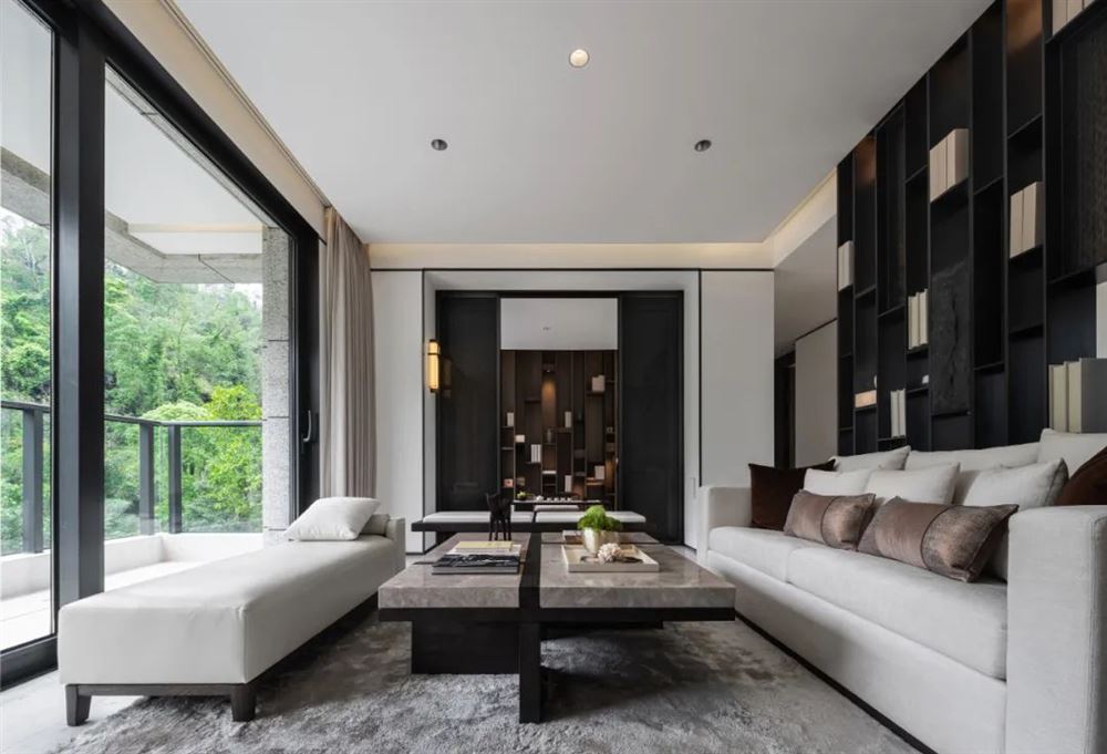 陽江市御墅龍山新中式風格復式裝修案例