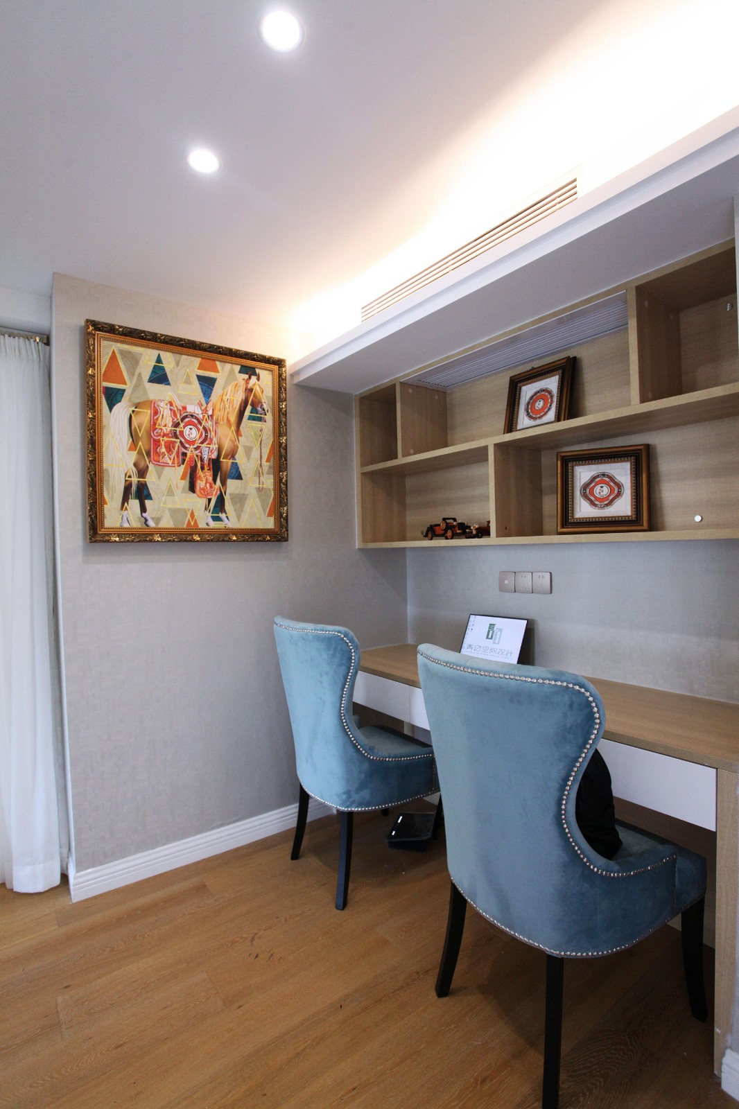 簡歐風格家裝設計室內裝修效果圖-書房 簡歐風格家裝設計室內裝修效果圖-書房