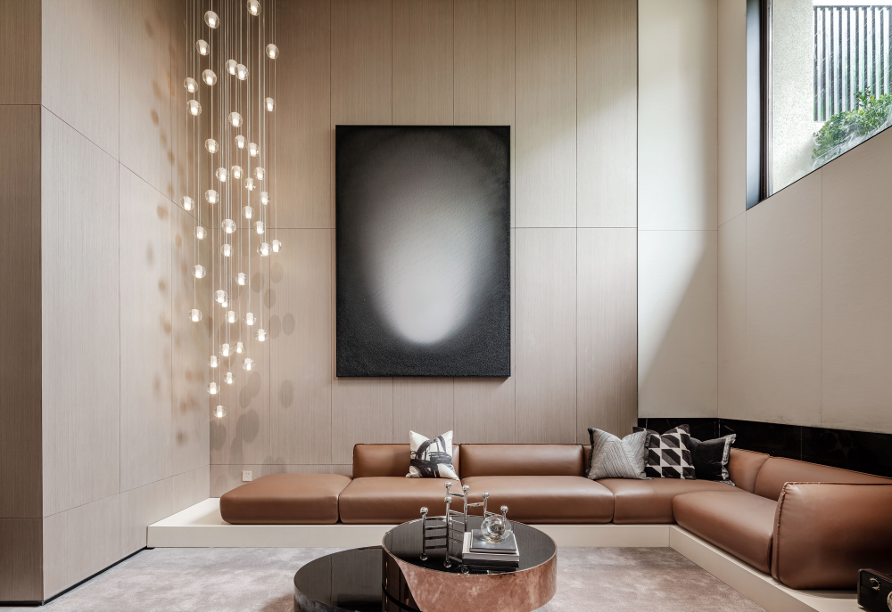 現(xiàn)代簡約風格別墅設計家裝案例-客廳 現(xiàn)代簡約風格別墅設計家裝案例-客廳