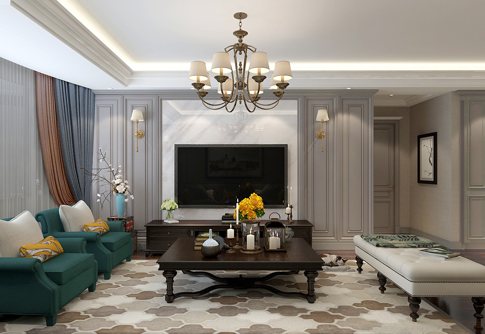 裝修公司簡美風格室內裝修效果圖-客廳 裝修公司簡美風格室內裝修效果圖-客廳