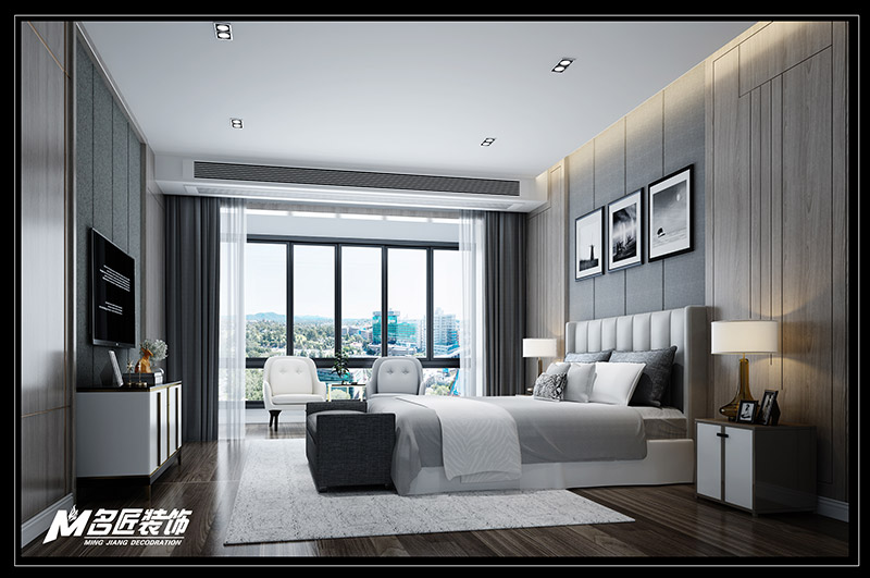 萬科金域華庭暉景閣復式210平米北歐風格裝修案例-臥室 萬科金域華庭暉景閣復式210平米北歐風格裝修案例-臥室