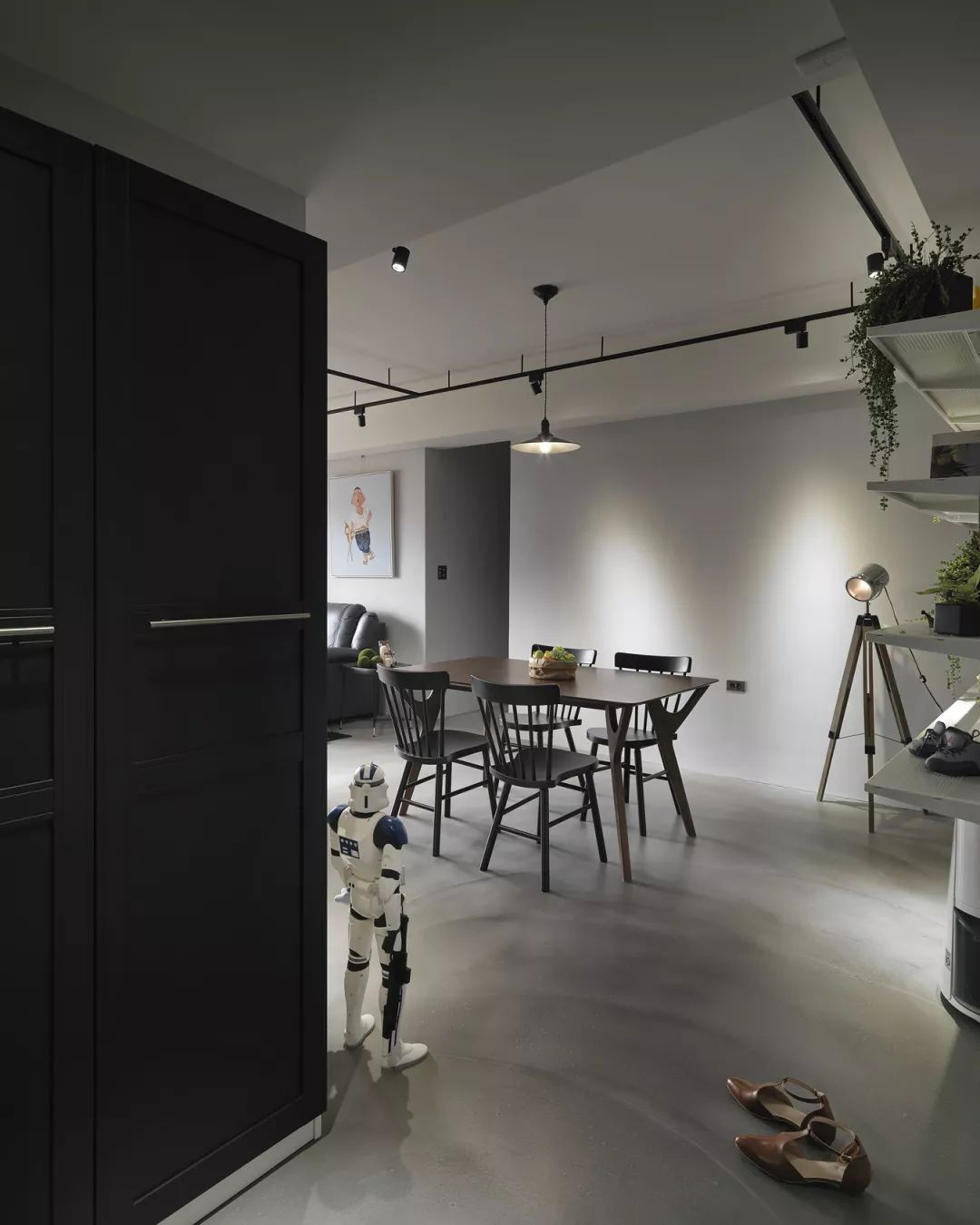 現代工業風風格家裝設計室內裝修效果圖-餐廳 現代工業風風格家裝設計室內裝修效果圖-餐廳