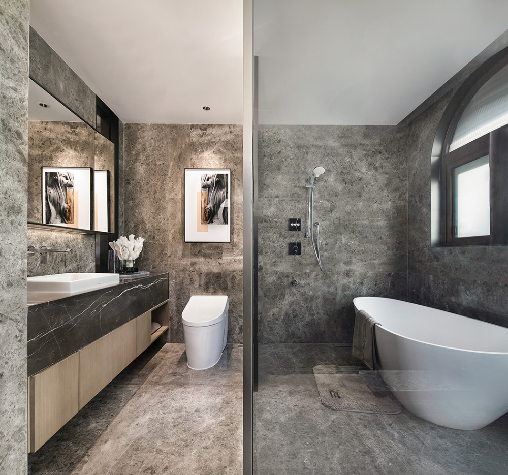 現代前衛風格別墅家裝案例效果圖-衛生間 現代前衛風格別墅家裝案例效果圖-衛生間