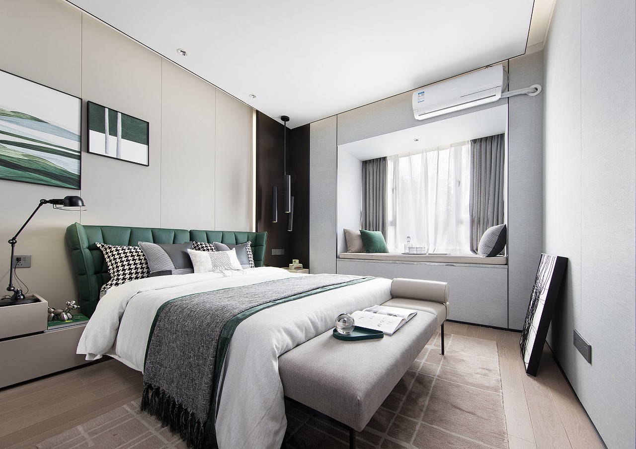 裝修案例現代簡約風格室內裝修效果圖-臥室 裝修案例現代簡約風格室內裝修效果圖-臥室