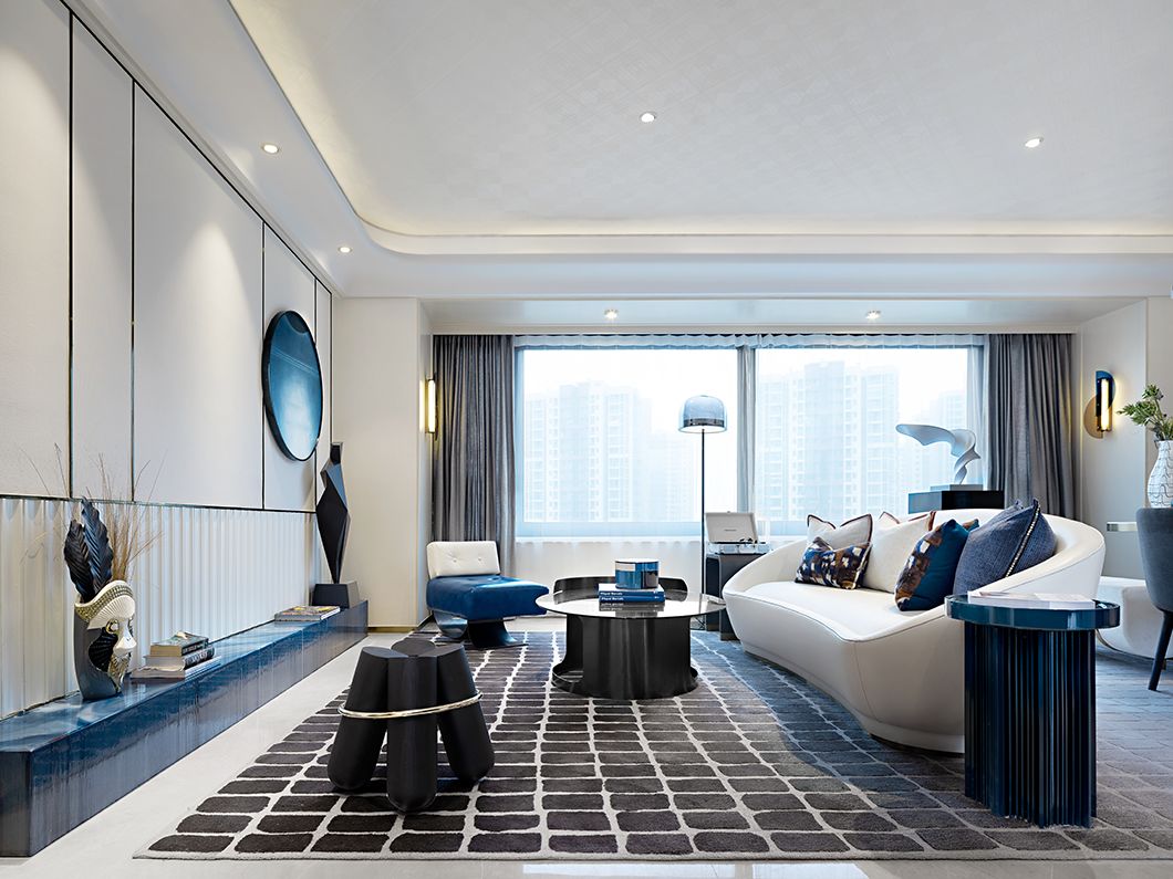 都市輕奢風格室內裝修-客廳 都市輕奢風格室內裝修-客廳