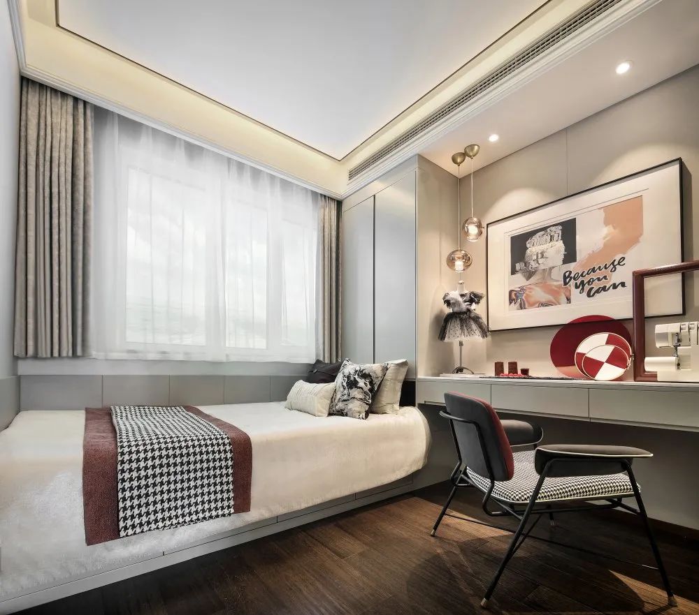 現(xiàn)代歐式風(fēng)格室內(nèi)設(shè)計家裝案例-客臥 現(xiàn)代歐式風(fēng)格室內(nèi)設(shè)計家裝案例-客臥