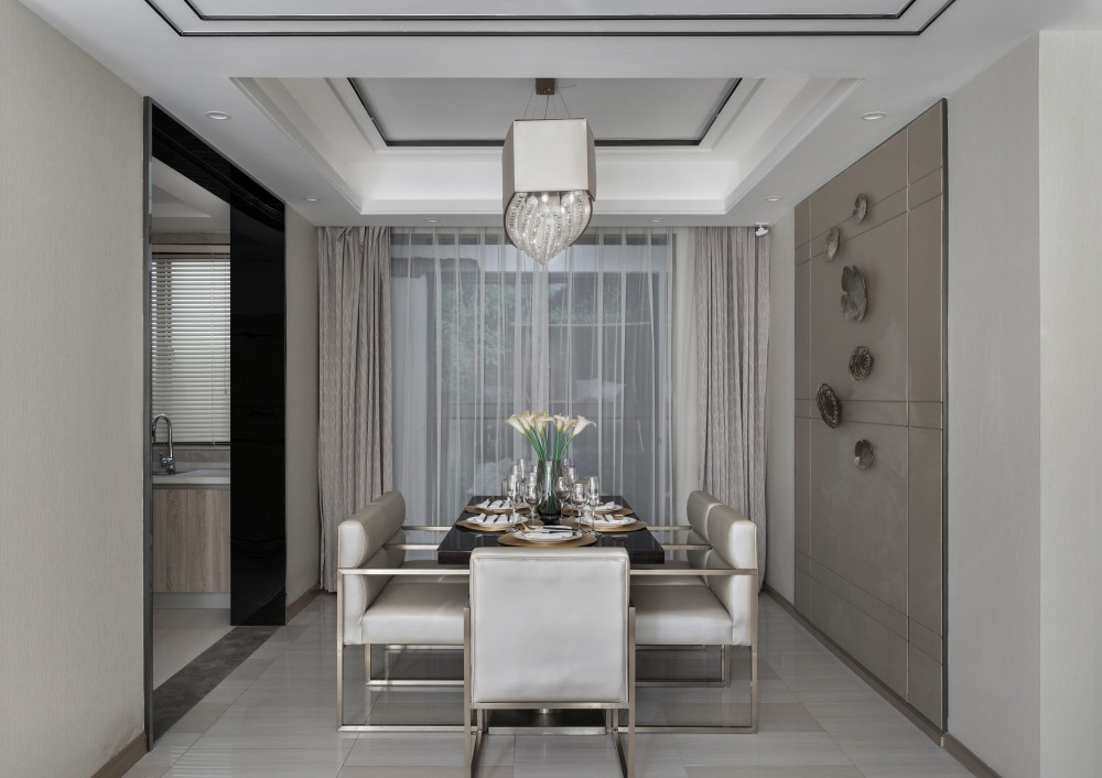 現(xiàn)代輕奢風格室內(nèi)設(shè)計家裝案例-餐廳 現(xiàn)代輕奢風格室內(nèi)設(shè)計家裝案例-餐廳