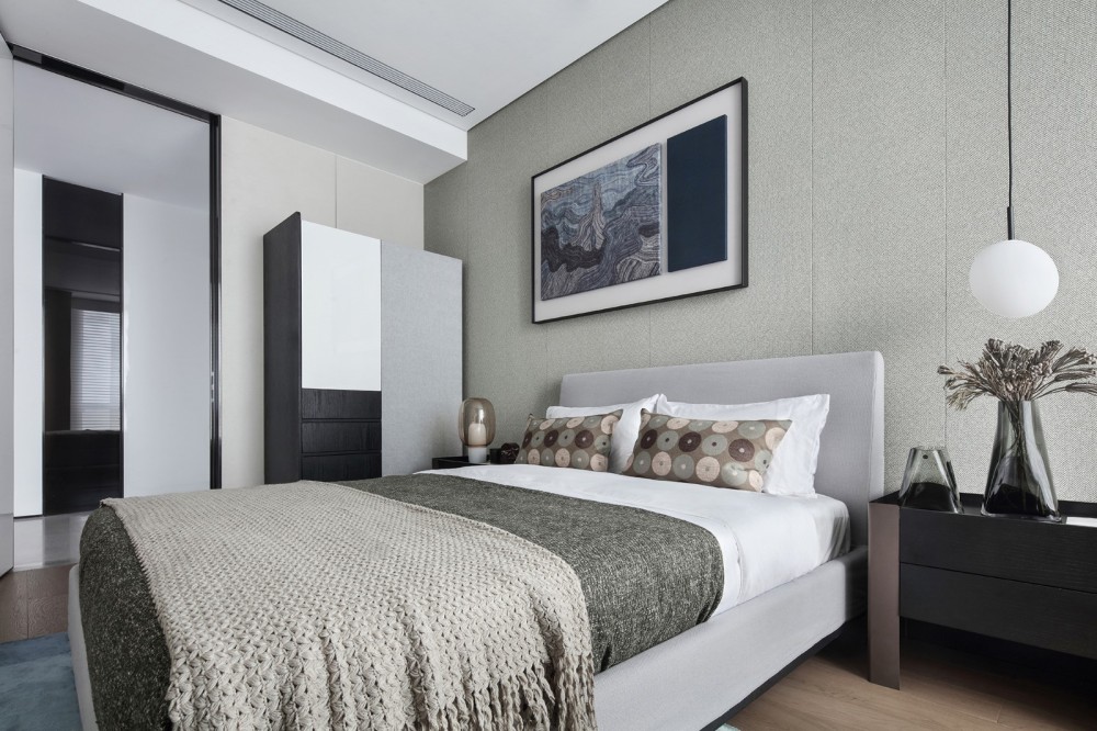 簡約黑白灰風格室內設計家裝案例-次臥 簡約黑白灰風格室內設計家裝案例-次臥