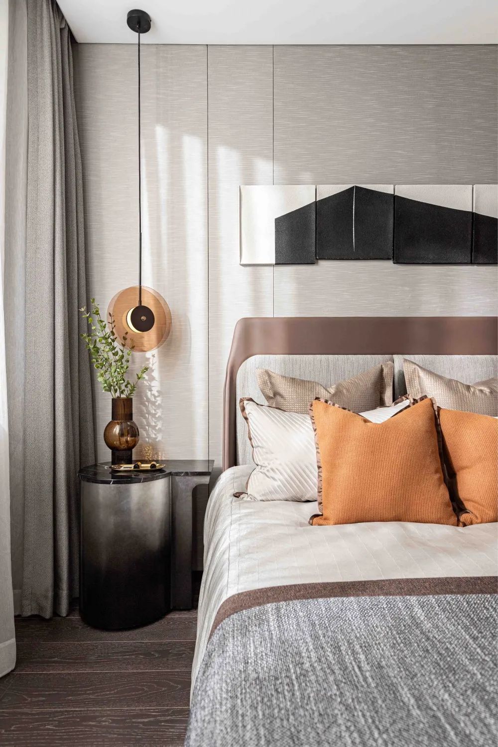 簡約新中式風格室內設計家裝案例-次臥 簡約新中式風格室內設計家裝案例-次臥