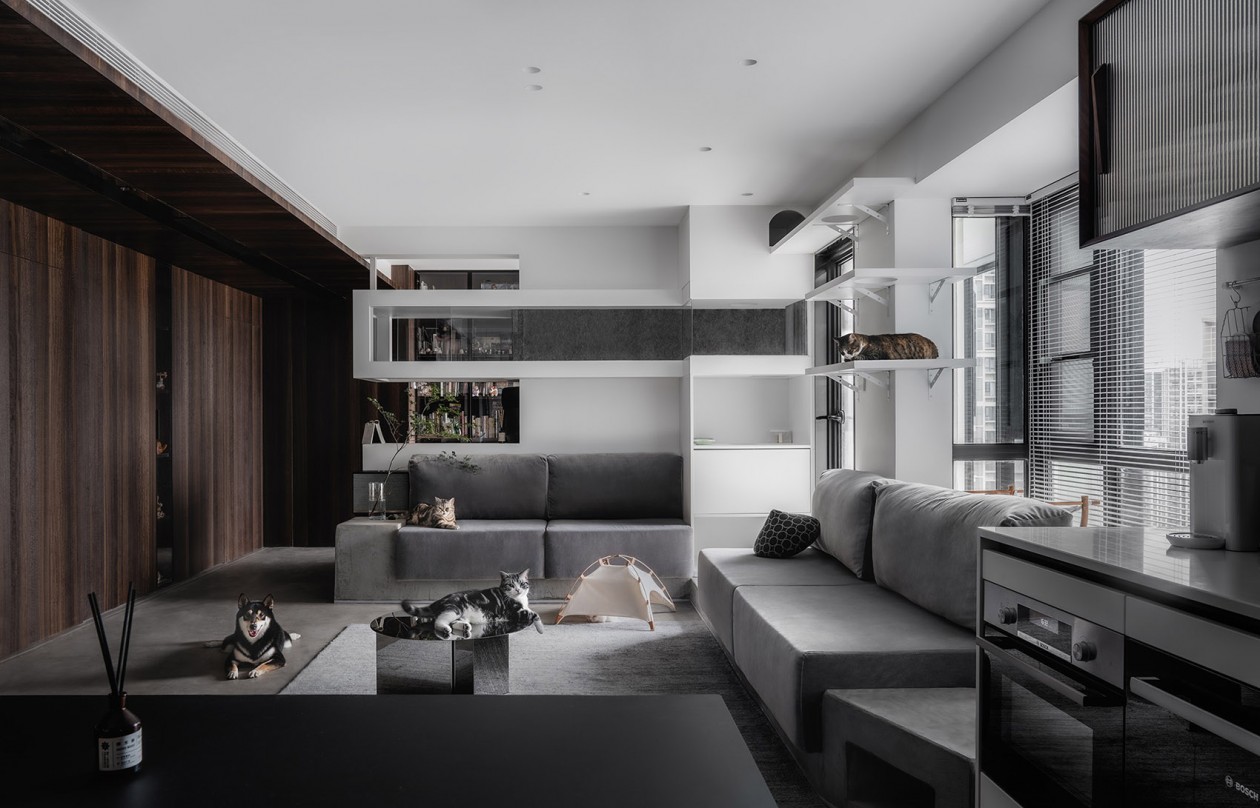 現(xiàn)代簡約風格室內設計家裝案例-客廳 現(xiàn)代簡約風格室內設計家裝案例-客廳