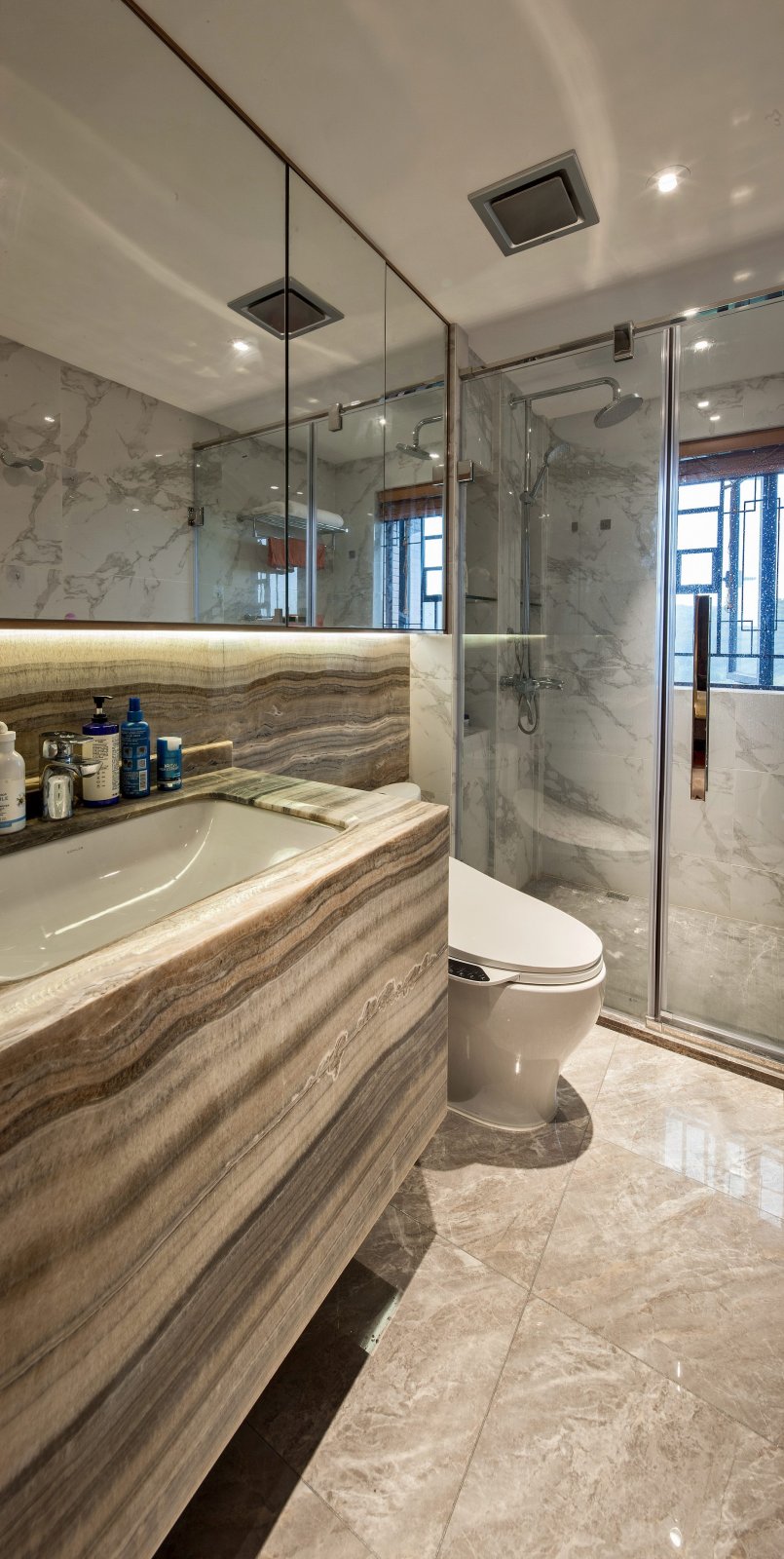 裝修公司新中式風格室內裝修效果圖-衛生間 裝修公司新中式風格室內裝修效果圖-衛生間