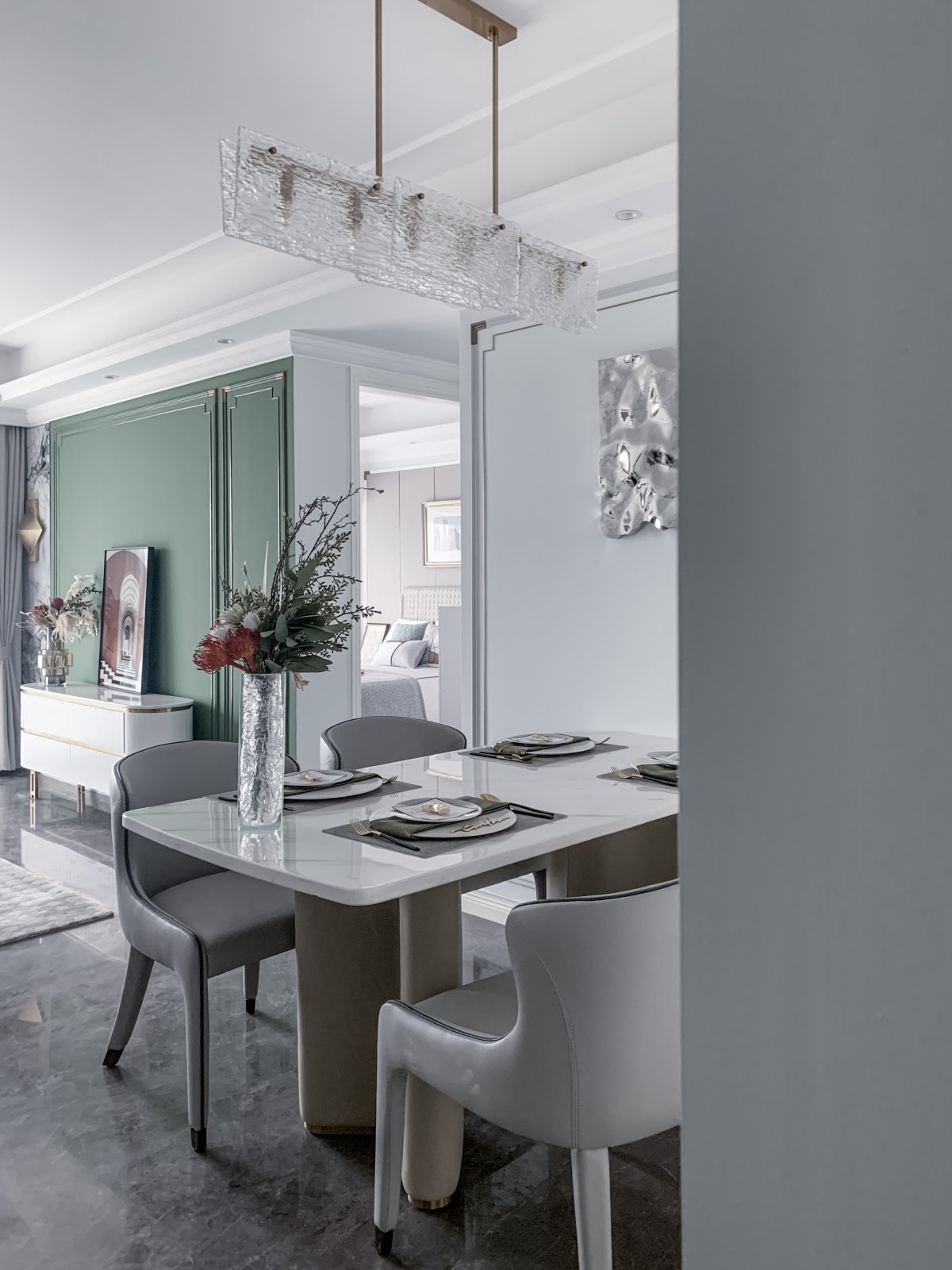 簡歐輕奢風格室內設計家裝案例-餐廳 簡歐輕奢風格室內設計家裝案例-餐廳