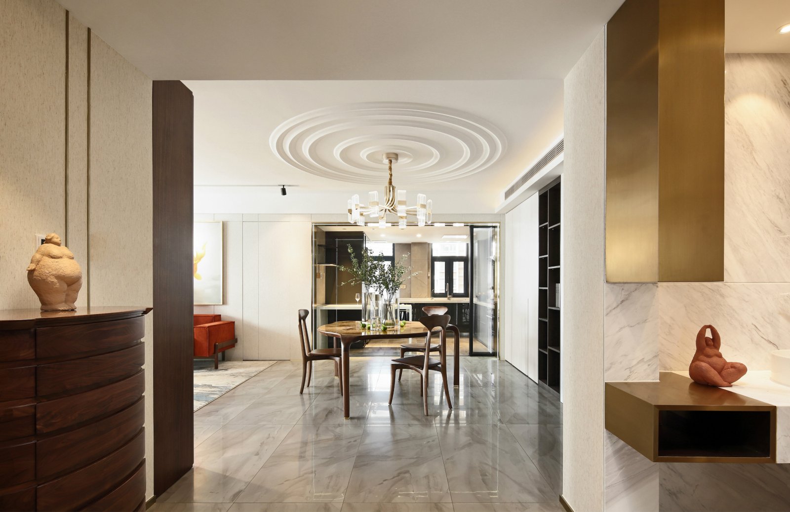 新中式風(fēng)格家裝設(shè)計(jì)室內(nèi)裝修效果圖-玄關(guān) 新中式風(fēng)格家裝設(shè)計(jì)室內(nèi)裝修效果圖-玄關(guān)