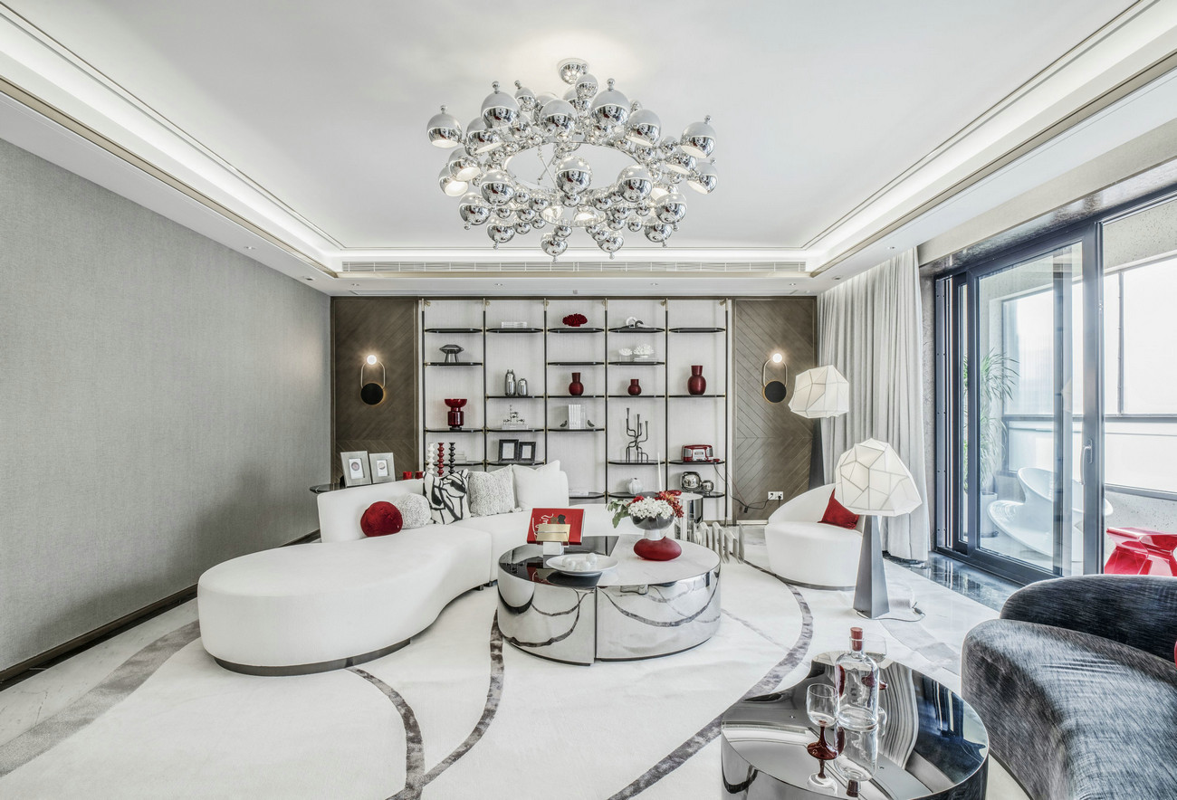 現(xiàn)代輕奢風格室內家裝案例效果圖-客廳 現(xiàn)代輕奢風格室內家裝案例效果圖-客廳