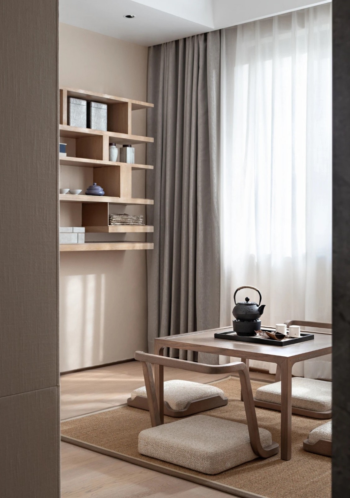 日式風格家裝設計室內裝修效果圖-茶室 日式風格家裝設計室內裝修效果圖-茶室