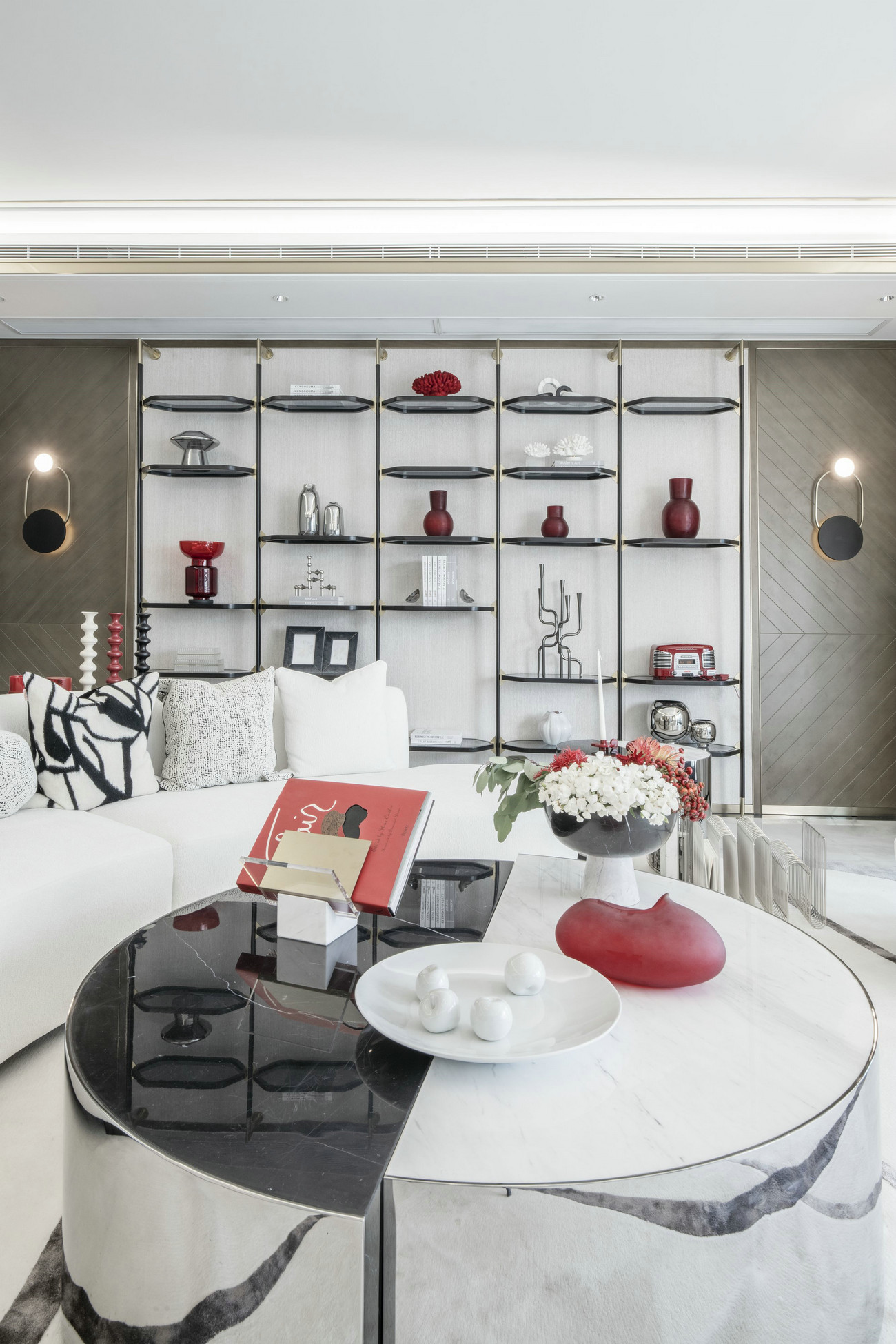 現(xiàn)代輕奢風格室內家裝案例效果圖-客廳沙發(fā)茶幾 現(xiàn)代輕奢風格室內家裝案例效果圖-客廳沙發(fā)茶幾