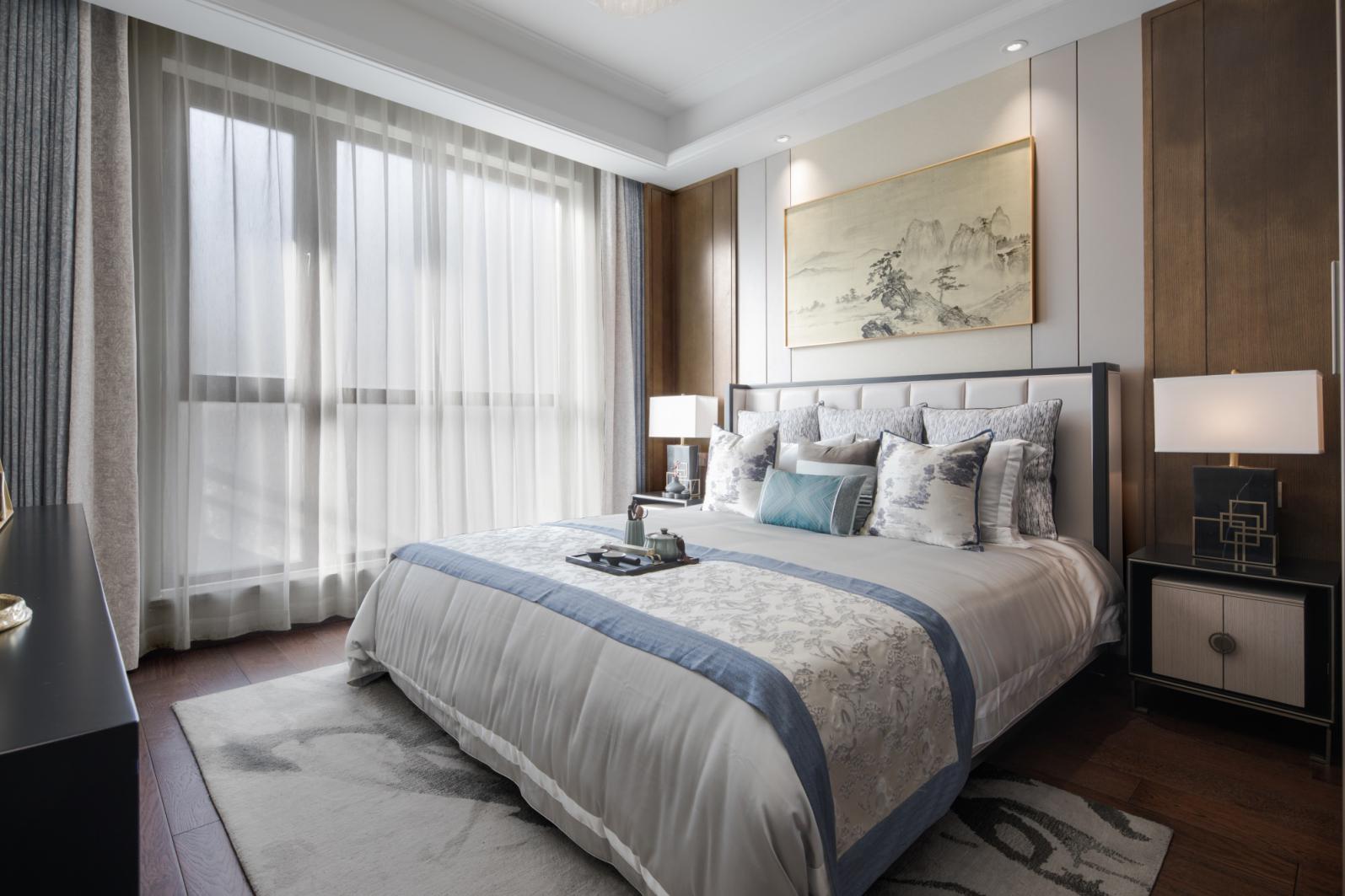 新中式風格室內設計家裝案例-臥室 新中式風格室內設計家裝案例-臥室