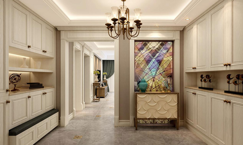 美式鄉(xiāng)村風(fēng)格室內(nèi)裝修效果圖-皇家首座三居130平米-玄關(guān) 美式鄉(xiāng)村風(fēng)格室內(nèi)裝修效果圖-皇家首座三居130平米-玄關(guān)