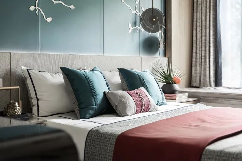 新中式風格室內設計家裝案例-次臥 新中式風格室內設計家裝案例-次臥