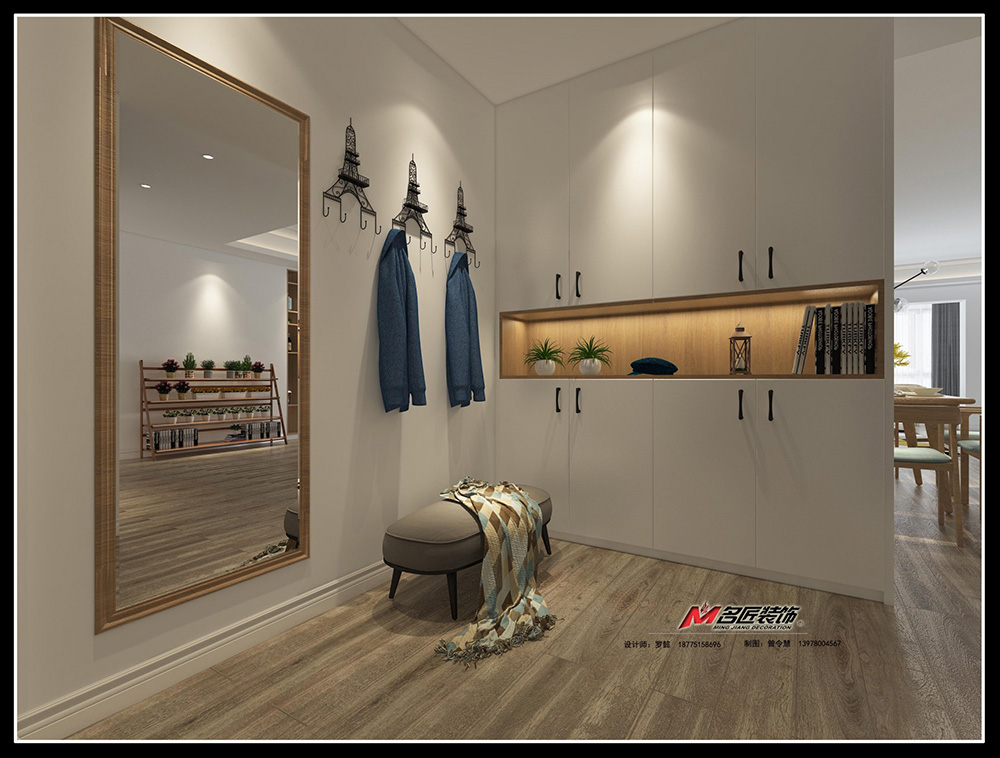 保利壹號公館大平層180平米北歐風格裝修案例-玄關(guān) 保利壹號公館大平層180平米北歐風格裝修案例-玄關(guān)