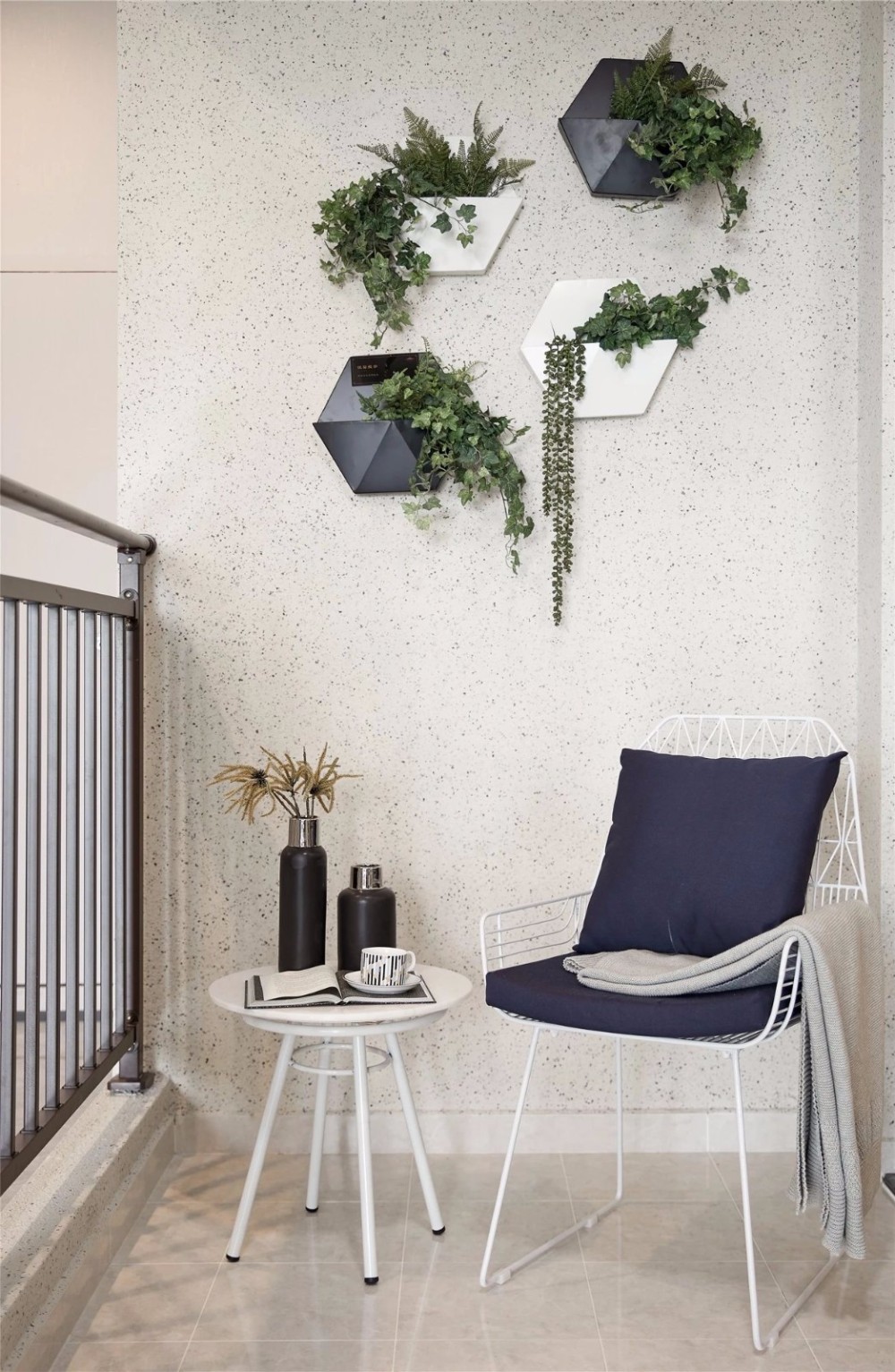 北歐輕奢風格室內設計家裝案例-陽臺 北歐輕奢風格室內設計家裝案例-陽臺