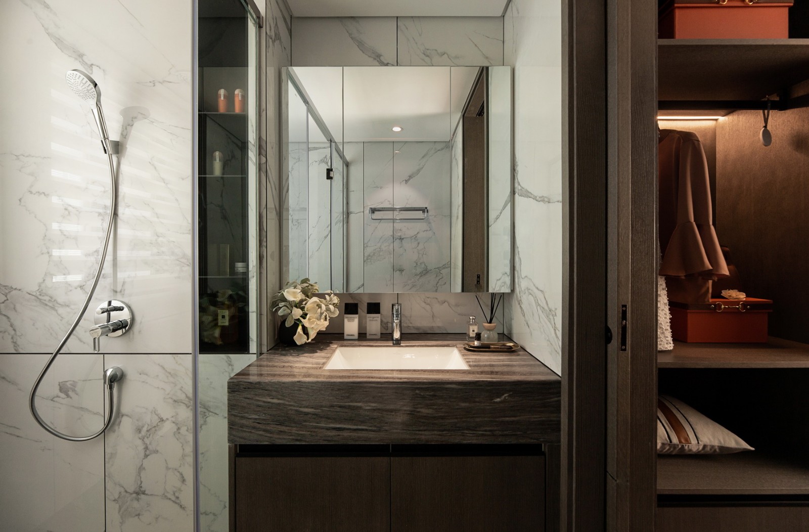 現代輕奢風格室內設計家裝案例-衛生間 現代輕奢風格室內設計家裝案例-衛生間