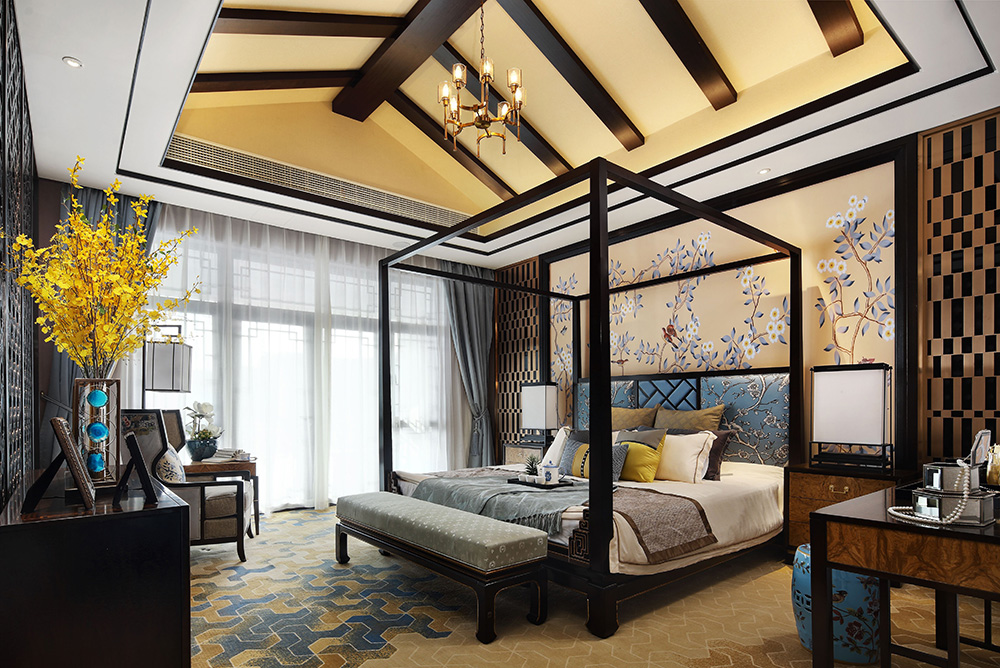 新中式風(fēng)格別墅裝修設(shè)計效果圖-碧桂園海景苑別墅568平米-別墅裝修設(shè)計臥室 新中式風(fēng)格別墅裝修設(shè)計效果圖-碧桂園海景苑別墅568平米-別墅裝修設(shè)計臥室