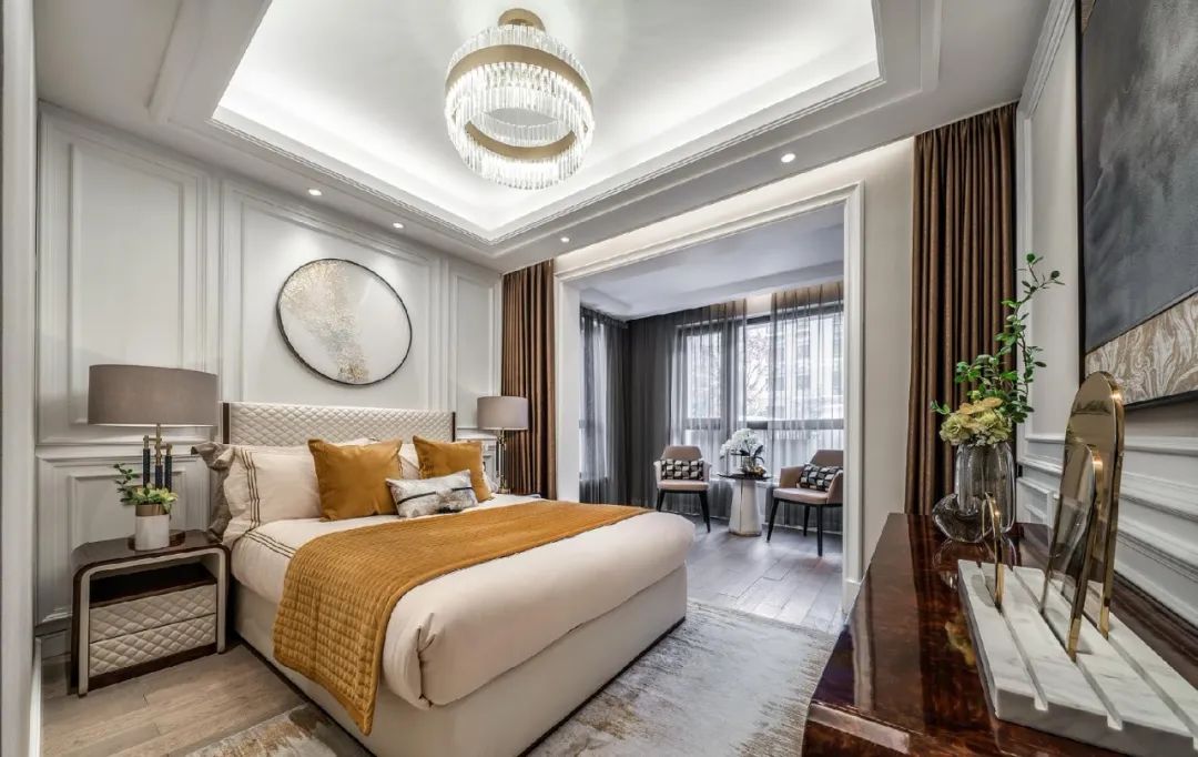 佛山裝修公司現(xiàn)代輕奢風格別墅裝修效果圖-次臥 佛山裝修公司現(xiàn)代輕奢風格別墅裝修效果圖-次臥