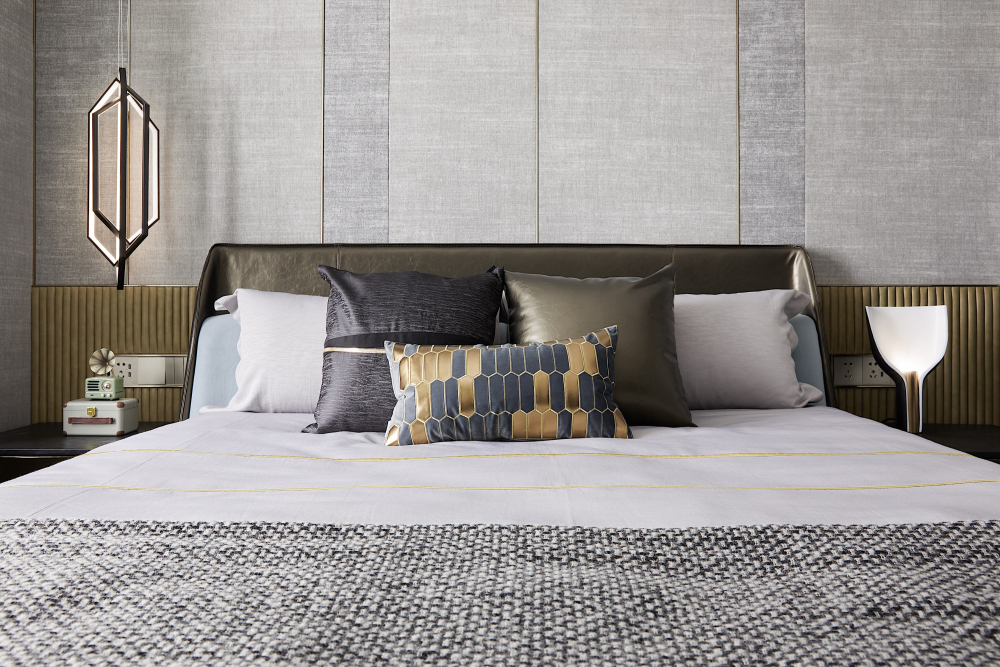 簡歐輕奢風格室內家裝案例效果圖-臥室 簡歐輕奢風格室內家裝案例效果圖-臥室