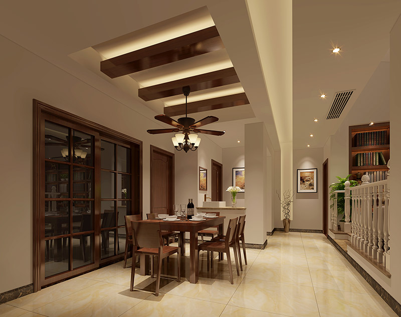 現代前衛風格室內裝修效果圖-榮安花園復式150平米-餐廳 現代前衛風格室內裝修效果圖-榮安花園復式150平米-餐廳