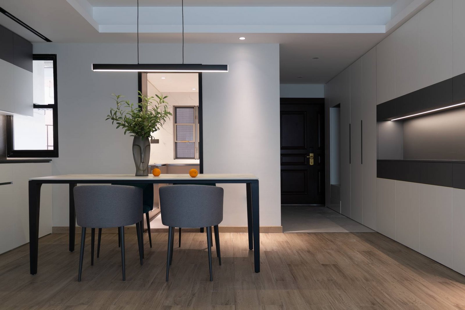 現代簡歐風格家裝設計室內裝修效果圖-餐廳 現代簡歐風格家裝設計室內裝修效果圖-餐廳