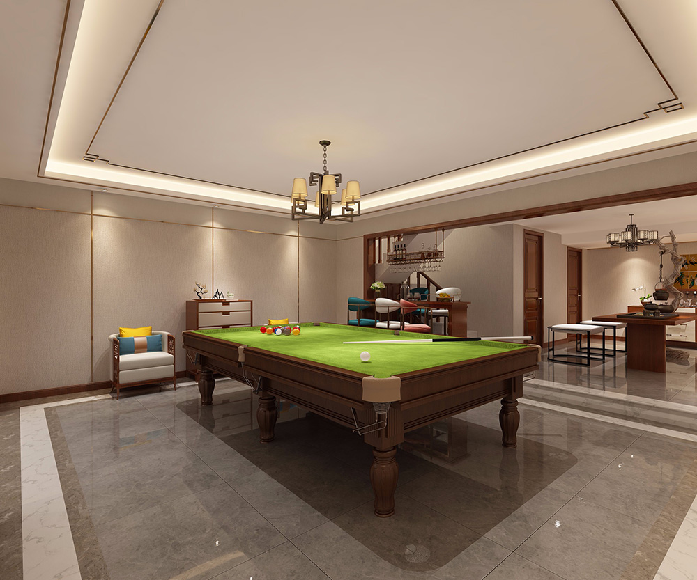 新中式風格別墅裝修設計效果圖-力迅榕墅里別墅450平米-別墅休閑室裝修設計 新中式風格別墅裝修設計效果圖-力迅榕墅里別墅450平米-別墅休閑室裝修設計